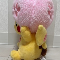 ピカチュウ　ぬいぐるみ　桜アフロのピカチュウの画像