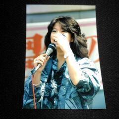 中森明菜　生写真　ポケットティッシュ