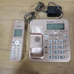 パナソニック　コードレス電話機、子機付きの画像