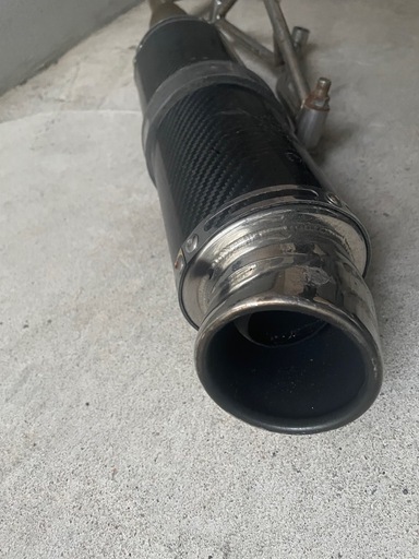 アドレスv125用 カーボンマフラー アドレスV125 DCR GPスタイル