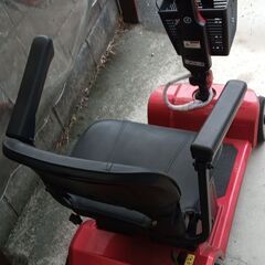 電動シニアカー/電動カート　レッド　購入年度2024年2月の画像