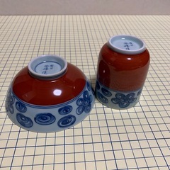②有田焼茶碗湯呑みセットの画像