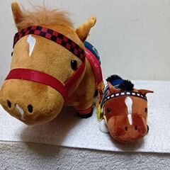 本日受け渡し決定！　サラブレッドコレクション　特大スマートファルコン＆トウカイテイオーセットの画像
