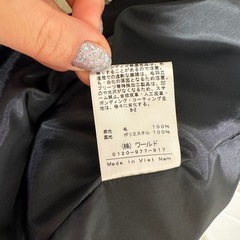 ★美品★ INDIVI　黒 コート ロングコート レディース  の画像