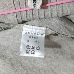 【再お値下げしました‼️】7分袖麻コートワンピースの画像