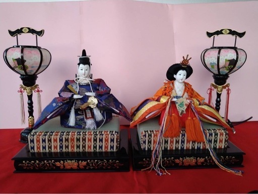 商談中】【お届け可能】雛人形 7段飾り ひな人形 徳川作 (こころ) 八幡