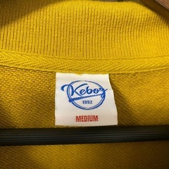 ケボズ KEBOZ BB SMALL WAPPEN SWEAT POLO YELLOW の画像
