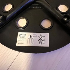 ※お取引中※【無料！0円】IKEA スツール2脚セット 椅子 チェア 黒の画像