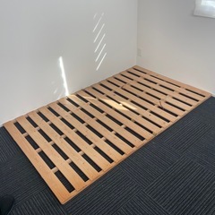 すのこベッド　セミダブル2つ