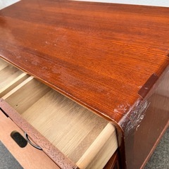 文机　昭和レトロ　机　【訳アリ】の画像