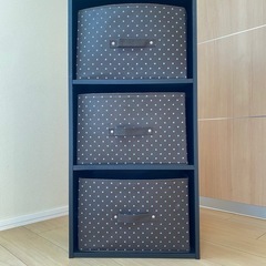 (取引中) 3段カラーボックス（箱付き）
