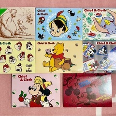 ディズニー　フェイスタオル・タオルハンカチ・ハンカチ2点セットの画像