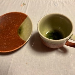 【値下げ】伊賀焼コーヒーカップの画像