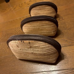 【値下げ】入れ子式ポーチ３点セットの画像