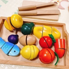 木のおままごとセット