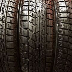 YOKOHAMA ice GUARD iG60 155/65R14 14インチ スタッドレス 4本 20～21年製 バリ溝 ピクシスエポック N-BOX モコ等　(KTE200)の画像