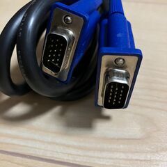 電源ケーブル D-sub15ピンケーブルの画像