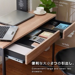 【美品】ワークデスク 90cm×45cmの画像