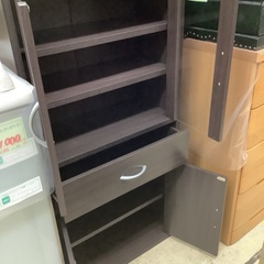 未使用 食器棚 ブラウン 管C250208AK (ベストバイ 静岡県袋井市) (ベストバイ) 袋井の収納家具《食器棚 、キッチン収納》の中古あげます・譲ります｜ジモティーで不用品の処分