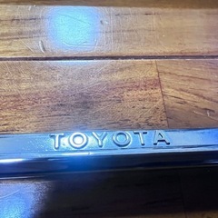 TOYOTAメッキナンバーフレーム 中古の画像