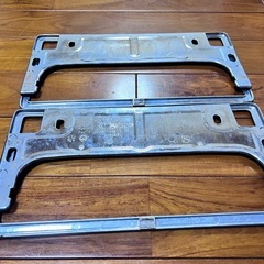 TOYOTAメッキナンバーフレーム 中古の画像