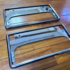 TOYOTAメッキナンバーフレーム 中古の画像
