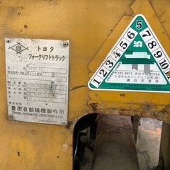 トヨタ　フォークリフト4FGL15の画像
