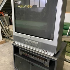 SHARP シャープ テレビビデオ 25型