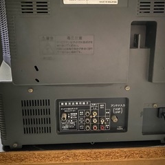 SHARP シャープ テレビビデオ 25型の画像