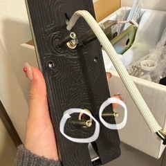 玄関ドアの穴開け 室外、室内側2箇所ずつ
