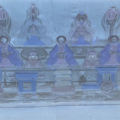 アクリルお雛様3段（箱無し新品）
