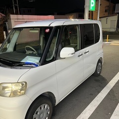 値引きしました。タント 実働 格安の画像