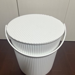 オムニウッティ　LL 20L バケツ　大容量　　蓋付き　ホワイト　の画像
