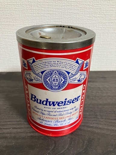 Budweiser 缶灰皿 ヴィンテージ アメリカン雑貨