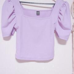 SHEIN　Tシャツ　パープル