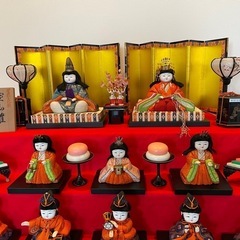 豪華米州宝山雛　木目込人形７段飾り 豪華米州宝山雛木目込人形7段飾り