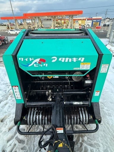 岩手県北上　タカキタ パワーロールベーラー RB-950W リモコン、ジョイント付き 梱包 ロール 集草　動作確認済　