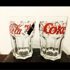 値下げしました！コカコーラグラス　　2個の画像