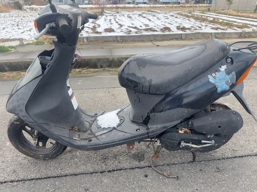 【売約済み】ベース車両 レッツ2 2スト 50cc スクーター 不動 スズキ レッツ2 不動車 スズキ レッツII 不動車 レッツ2 不動 50cc