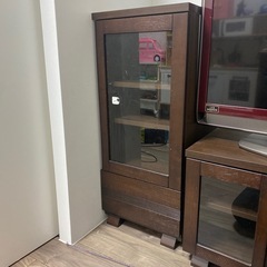 テレビボードand収納棚の画像
