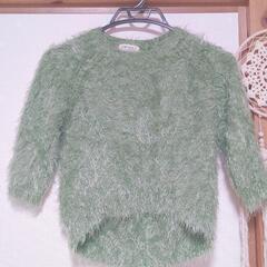 ZARA Kids グリーンニットセーター 122cm