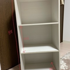 【1週間で消します】カラーボックス 白の画像
