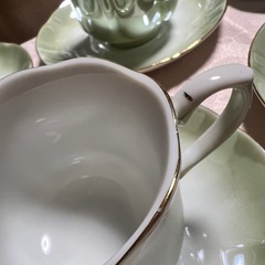 【新品】レトロなコーヒーカップ　5客
の画像