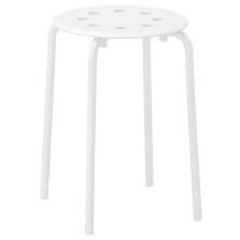 IKEA 丸椅子 ホワイト