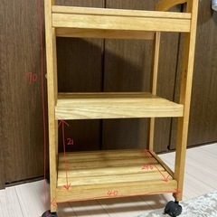 【1週間で消します】木製ラックの画像