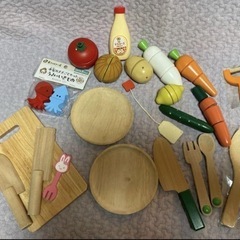 【新品含】木製　ウッディプッディ　エドインター　ままごと　カトラ...