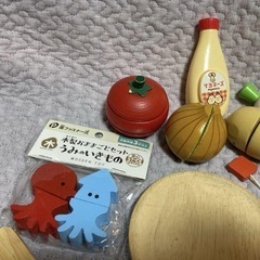 【新品含】木製　ウッディプッディ　エドインター　ままごと　カトラリー　セットの画像