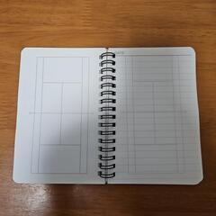 テニスノート　SAKUSENNOTEの画像