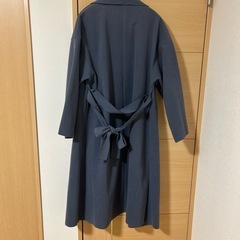ロングコート　ブルーの画像