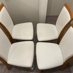 取引先決定　ニトリ　ダイニングチェア　椅子　4脚セット　DCﾗｸﾞｰﾝIPﾍﾞﾙﾄ　の画像